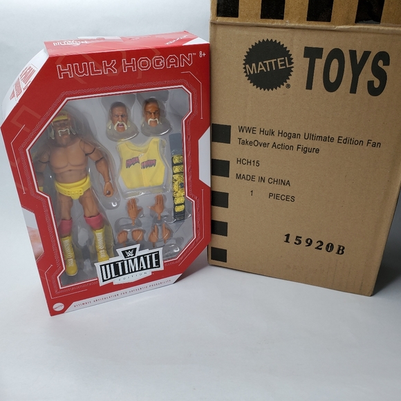 WWE Ultimate Edition Hulk Hogan Wrestling Action Figure Fan Takeover Exclusive - Picture 6 of 6